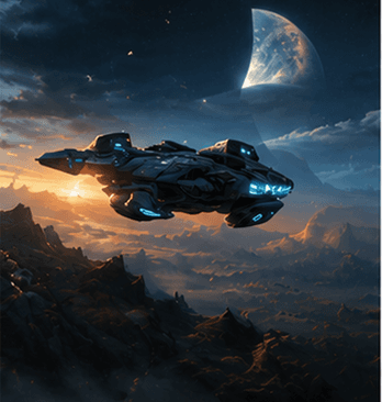 AI generated cinematic style visual